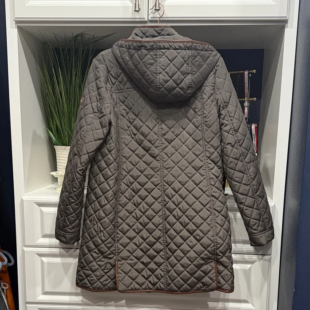 Ralph Lauren Quilted Brown Women's Puffer Coat Good Condition - Picture 6 of 16